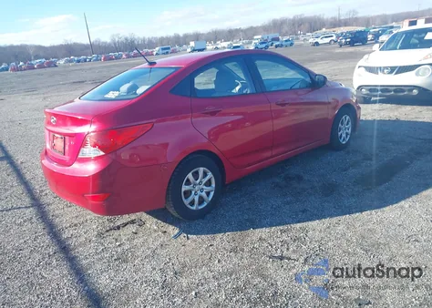 2014 Hyundai Accent Gls из США, поврежденный, VIN KMHCT4AE7EU603285